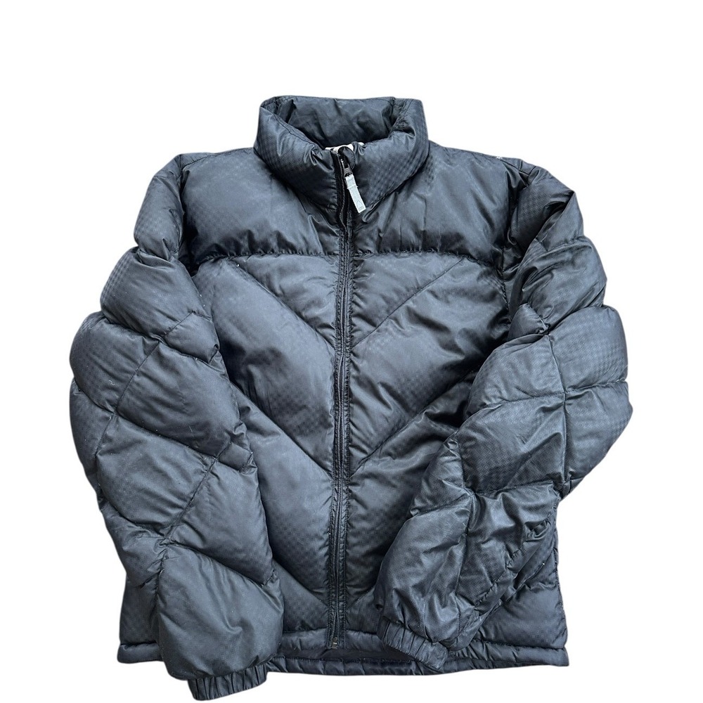 Sierra Designs Puffer Jacket Womens Black Excellent Chevron Quilted Insulated
